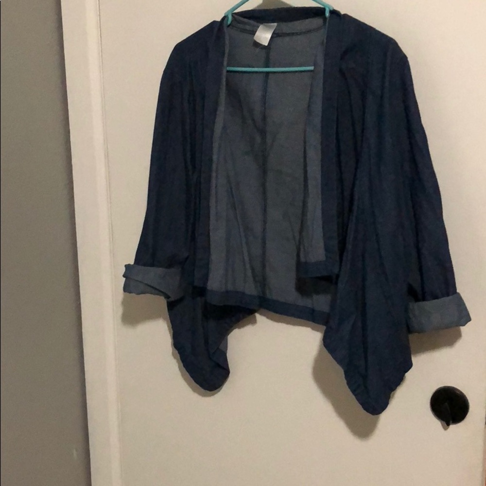 Denim cardigan